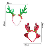 Diadema Cuernos Reno Luces LED Accesorio Navidad D03LED