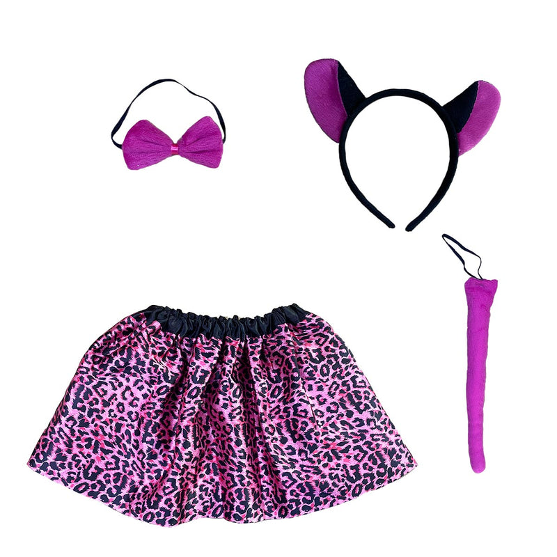 Disfraz Animales 4 Piezas Accesorios Halloween Niña Fiesta Disfraces OF-1492