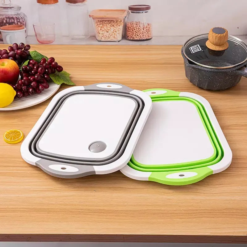 Tabla 4 En 1 Multiuso Bandeja Escurridor Cajón Plegable