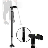 Bastón Graduable Aluminio Portable Antideslizante Ergonómico AN-02