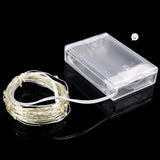 Luces Micro Led Pila Decoración Luz Navidad X 50 Luces Multicolor TX50B-C