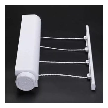 Tendedero Retractil Para Ropa De 5 Lineas Ajustable 3.7 Mts