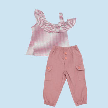CONJUNTO PANTALON NIÑA 50172 FOR BABY