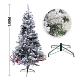 Árbol Navidad Efecto Nevado 1.80m 370 Ramas ANTYU1-180SNOW