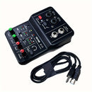 Interfaz de audio USB de 2 canales con enchufe para micrófono, control de volumen y salida de monitor - Tarjeta de sonido plug & play para grabación de computadora, producción de música, estudio en casa, consola de mezcla USB mini, dispositivo de grabaci