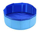 Baño de pies portátil plegable - Azul claro y amarillo, baño de spa para mascotas de PVC, para gatitos, cachorros y mascotas pequeñas - Diseño viajero para interiores y exteriores, no necesita electricidad, relajación de mascotas pequeñas, diseño juguetó