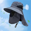 Sombrero Multifunción para Hombre al Aire Libre, un accesorio elegante diseñado para aventureros. Combina el estilo clásico de una gorra con tecnología de secado rápido y avanzada, siendo tu compañero ideal en cada viaje: desde momentos tranquilos de pes