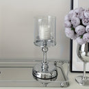3 piezas Elegantes Portavelas de Metal y Cristal Dorado - Perfectos para Cenas Románticas, Cumpleaños, Bodas, Decoraciones para el Hogar y Hoteles | Ideales para Navidad, Halloween, Pascua, Janucá, Acción de Gracias