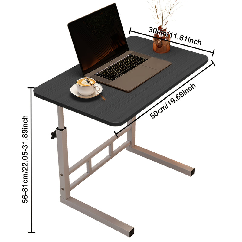 Escritorio elevable de oficina: superficie amplia, altura ajustable para alternar tareas y almacenamiento de libros o decoraciones, manteniendo el espacio ordenado