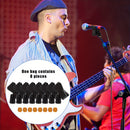 8 piezas de clips de micrófono HEBALG para soportes - Soporte de micrófono ajustable con 8 adaptadores, pinza de micrófono inalámbrico antideslizante, metal, conexión masculina de 5/8" a femenina de 3/8" para un soporte de micrófono seguro, accesorios de