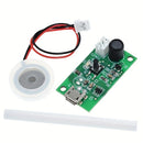 Kit DIY de Humidificador Mini USB con Atomizador y Placa de Circuito Controlador, Placa de Nebulización de Película en Spray Oscilante