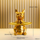 1pc Organizador de Llaves con Diseño de Perro Cartoon - Decoración para Mesa de Entrada en Resina con Gafas y Llavero, Uso Interior/Exterior, Sin Necesidad de Electricidad, Regalo Único para Hogar o Oficina