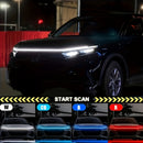 Luces de Decoración LED para Coche, Luz de Escaneo Inicial, Tira para Capó del Motor, Adecuadas para Todos los Modelos, Tiras LED para Modificación de Autos y Camiones