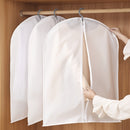 5 piezas, funda de polvo para ropa, bolsa de colgar ropa y trajes transparente y impermeable para el hogar
