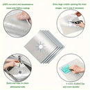 4pcs Cubiertas Premium Antiadherentes para Quemadores de Estufa - Doble Grosor, Resistentes al Calor y Reutilizables, Protectores de Cocina para una Limpieza Fácil