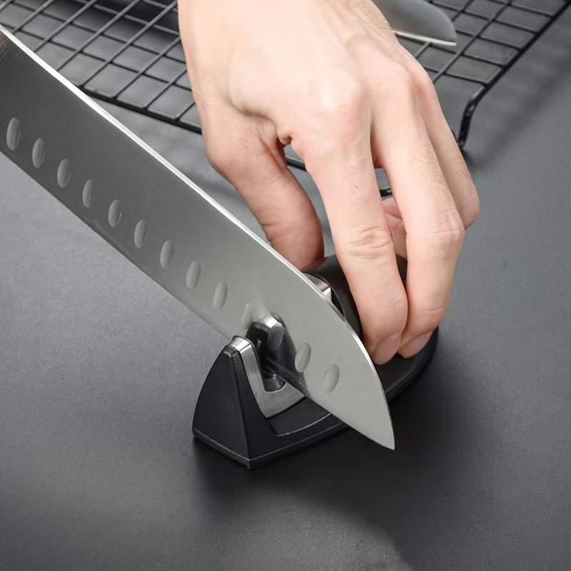 1 pieza, afilador de cuchillos portátil mini, diseño compacto y duradero de acero de tungsteno para cuchillos de exteriores, caza y pesca, regalo perfecto para vacaciones y ocasiones especiales, afilador de cuchillos portátil, ideal para Navidad, perfect