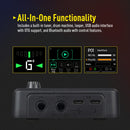 Procesador de efectos múltiples BT de SONICAKE para guitarra - Recargable por USB, simulación de gabinete IR, 6 presets (NR/DRY/FL/HP/IR), diseño compacto rosa con clip de cinturón, ideal para músicas mujeres, pedal de efectos de guitarra, dispositivo mu