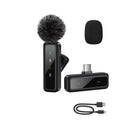 Micrófono inalámbrico con cable K3 (J81) USB, recargable con batería de polímero, con enchufe de 2,5 mm y indicador LED para conferencias de video, podcasting y grabación de voz. Disponible en negro, ideal para cantantes, podcasters y grabación de voz. D