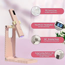 Lámpara de uñas portátil mini con pantalla LED - Recargable por USB, amigable para viajes, luz de relajación de alta calidad con pantalla LCD para manicura y pedicura, diseño compacto - Regalo perfecto para la familia, accesorios para técnicos de uñas, l