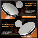Kit de afilador de ruedas - 2 ángulos magnéticos 15°, 20°, cómodo y resistente al desgaste, adecuado para varios cuchillos - Kit de afilador con discos de diamante, regalo para la familia!