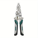 1 película desplegable multifuncional para pelar cables - Herramienta eléctrica de acero cromo vanadio con funciones de crimpado, corte y llave, diseño compacto y portátil para uso en el hogar, exterior e industrial, herramienta para pelar cables, manten