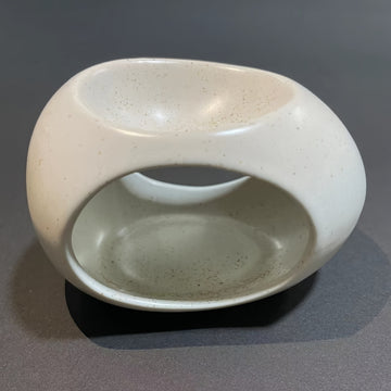 Portavelas de cerámica con forma de huevo para mesa - Perfecto para decoración de Halloween o Navidad