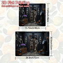 1pc Protector de Estufa para Halloween - Escena Espeluznante con Esqueletos, Alfombrilla Antideslizante para Cocina, Fácil de Limpiar, Compatible con Estufas de Gas y Eléctricas - Decoración Perfecta para Fiestas de Terror y Uso Todo el Año, Accesorio Fe