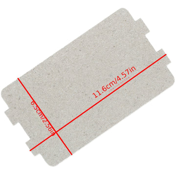 1pc Placa Guía de Onda Duradera de Mica para Horno de Microondas - Ajuste, Alta Calidad, 11.61 x 6.5 cm, Protege la Cubierta del Guía de Onda