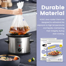 30/20/10 piezas de fundas para cocineros lentos 8"x11" - Fáciles de limpiar, duraderas y resistentes al calor para la cocina de Navidad, Acción de Gracias, Pascua, Día de la Madre y Día del Padre, esenciales para la cocina de vacaciones, vajilla decorati