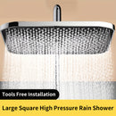 1 cabezal de ducha de alta presión, cabezal superior, rociador grande para ducha, cabezal único con presión, cabezal de ducha tipo loto para baño, accesorios para baño