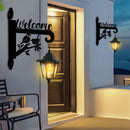 1 pieza de luz solar exterior hexagonal con silueta de pájaro y gancho de planta - Iluminación solar LED para porche, patio, terraza, garaje y paredes exteriores, ahorro de energía y fácil instalación, acabado metálico antiguo, acabado pulido, lámpara de