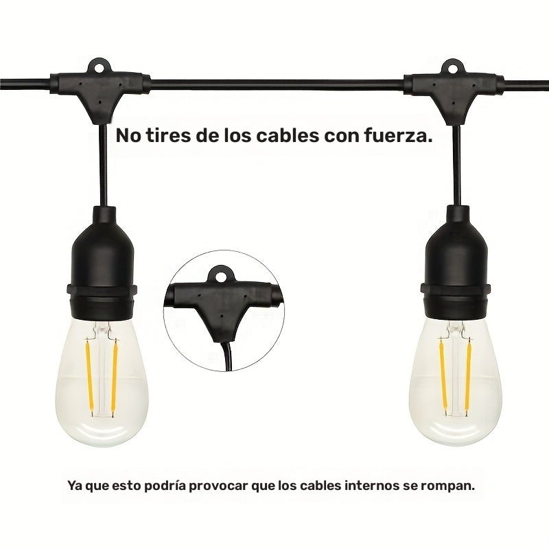 Luces solares con control remoto de 30.48 metros (30 bombillas), luces solares de 13.11/30.48 metros con 11/32 bombillas LED S14 irrompibles, luces solares para patio, jardín, balcón, cerca, camping, fiestas al aire libre, color blanco cálido