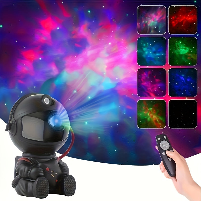 Una proyección de techo de nebulosa con luz nocturna de aspecto lindo que se puede utilizar como decoración, luz de ambiente para la sala de juegos, compañero de luz de proyección para fiestas, regalo perfecto, enchufe USB sin necesidad de batería