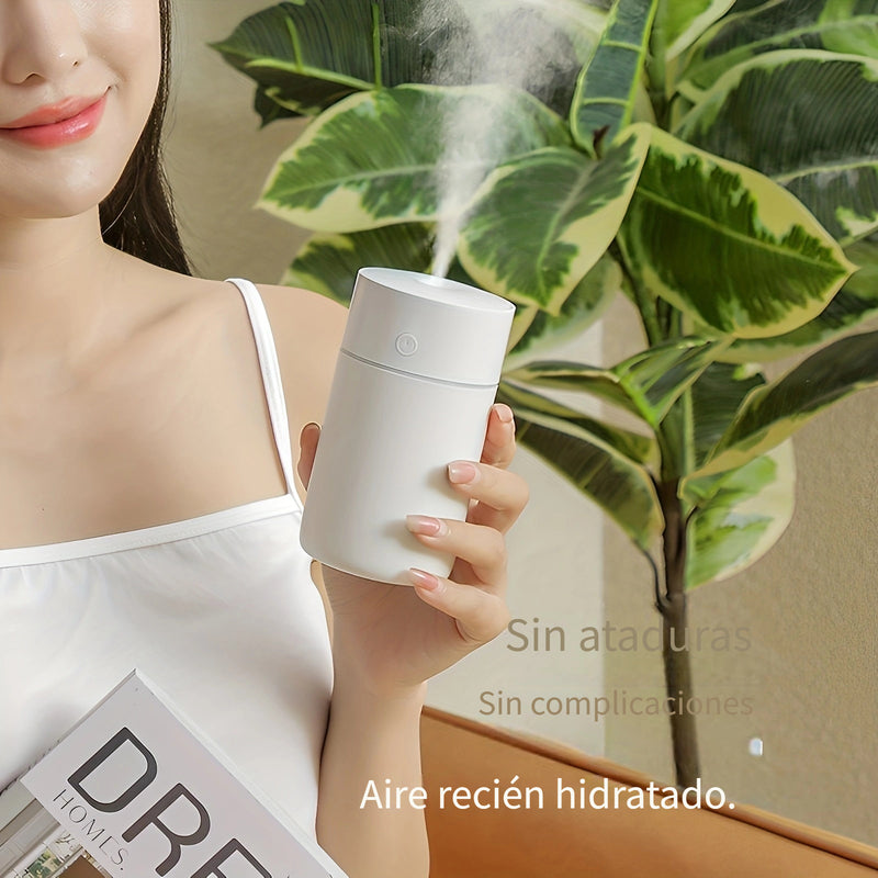 Humidificador de aire portátil con tecnología de ondas sonoras, 1200mAh, niebla fría inalámbrico para habitaciones