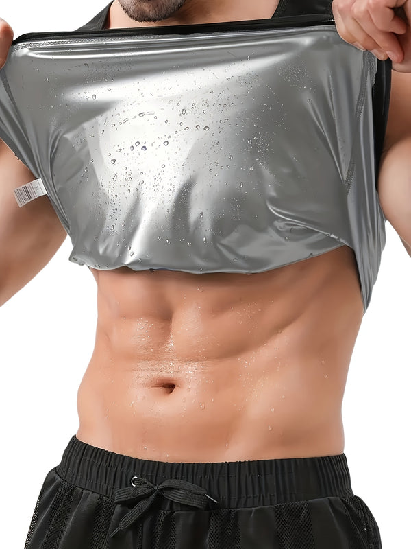 Chaleco de Sudoración con Iones Plateados - Acelera la Transpiración - Moldea tu Cuerpo