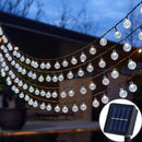 Luz solar de burbujas, 14 metros con 80 luces