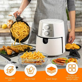 Juego de 10 Piezas de Estante Elevado para Deshidratador de Acero Inoxidable con Pinzas, Accesorios Apilables Reutilizables para Freidoras de Aire Redondos de 4.2QT-5.8QT, Accesorios Lavables para Hornear en la Air Fryer