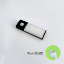 1pc Luz Nocturna LED Ultrafina con Sensor de Movimiento, Recargable por USB para Armario, Brillo Ajustable, Diseño Metálico Moderno, Iluminación de Pared para Cocinas y Dormitorios, Luces LED para Dormitorio