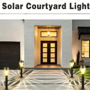 10pcs Luces Solares Exteriores LED para Caminos con Patrón de Cascada Elíptica, Superficie Pulida ABS, Encendido/Apagado Automático - Luces Duraderas para Jardín, Césped, Patio y Senderos - Iluminación Solar para Paisajes, Luces Solares para Exteriores
