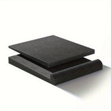 1pc Almohadillas de Aislamiento para Altavoces de Alta Densidad - 1 Par, Espuma Acústica Negra para Reducción de Vibraciones y Ruido, Ideales para Altavoces de Estantería y Computadora de Escritorio