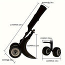 1pc Herramienta Manual para Arrancar Malezas con Rueda Rodante - Sin Necesidad de Mango, Ideal para Jardín, Césped y Acera - Eliminación Eficiente de Malas Hierbas con Menor Esfuerzo Físico, Mantenimiento del Jardín, Limpiador de Caminos, Mecanismo de Pa