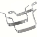 2 piezas de asas de mango de acero inoxidable para ollas - Asa lateral ergonómica de reemplazo para ollas de vapor, tapas y utensilios de cocina, mango duradero de cocina para cocinar de manera segura y cómoda, asas de olla, accesorio de olla de vapor, a