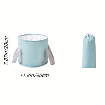 Baño de pies plegable y portátil con asas - Diseño aislado de 5 capas, ideal para viajes, pesca, camping y spa en casa - Sin fragancia, no necesita energía, baño de pies plegable | Baño de pies aislado