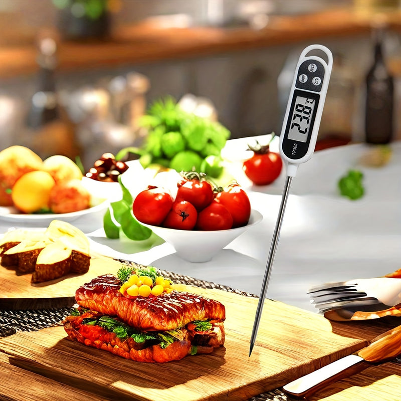 Termómetro digital para alimentos de 1 pieza para cocinar carne y barbacoa con precisión, termómetro para alimentos, termómetro instantáneo para carne, termómetro digital de cocina, termómetro para hornear, termómetro digital para cocinar