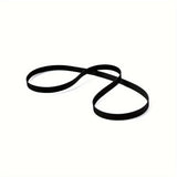 10 unidades de cinturones de goma negra de alta calidad para platos giradiscos - Superficie suave y duradera para reproductores de discos fonográficos, accesorio para platos giradiscos de vinilo | Cinturón de superficie suave | Construcción duradera, acc