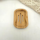 1 charola de bambú creativa para jabón, caja escurridora para almacenamiento y organización en el baño