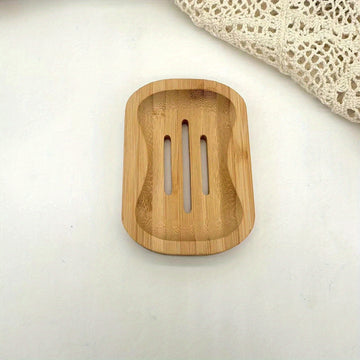 1 charola de bambú creativa para jabón, caja escurridora para almacenamiento y organización en el baño