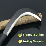 Tijeras de jardín de acero al carbono de alta resistencia con asas de metal - Máquina de poda, adelgazamiento y corte manual para césped, jardín y cosecha - Duraderas, no requieren electricidad, ideales para podar, rastrillar, cortar y recortar céspedes,