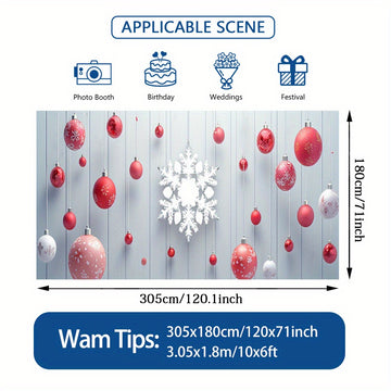 Lámpara de puerta 2D, 1 pieza, festiva, con copos de nieve y árboles de pino, de poliéster duradero, sin necesidad de electricidad, ideal para decoración navideña, regreso a la escuela, fiestas hawaianas y de Halloween, uso interior/exterior, decoración