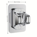 Cabezal de ducha circular de alta presión - Manual, sin necesidad de electricidad, potencia super fuerte, diseño de montaje en pared para uso en el baño del hogar, material plástico, pulverizadores de cuerpo de ducha.